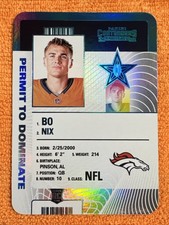 2024 Panini-Contenders No.35 Bo Nix Permit To Dominate Case Hit ???