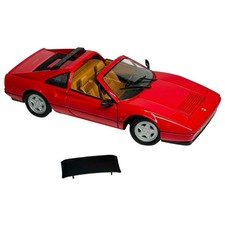 Ferrari 328 GTS 1:18 Red Anson Gran Turismo Spider Diecast Model Car Collectible