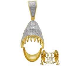 14K Yellow Gold Over Silver