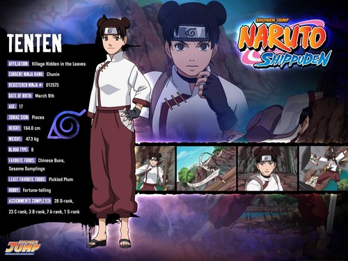 Naruto tenten girl inscription - naruto,