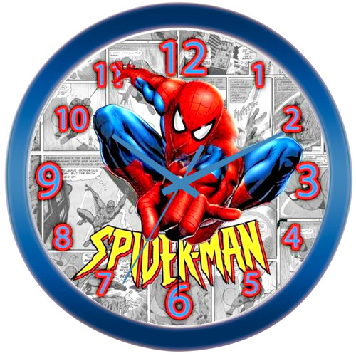 Pendule murale spiderman - pendule, murale,spiderman