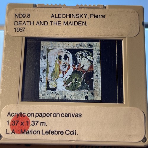 Pierre alechinsky death - “death, &