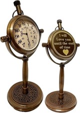 Horloge de bureau sur pied
