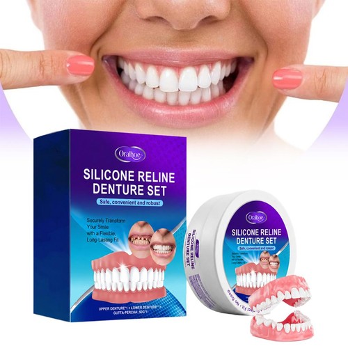 Ensemble dentier silicone - dentier,