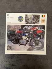 CARTE FICHE MOTO collection