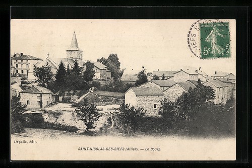 Cpa saint nicolas des - cpa, saint-nicolas-des-biefs