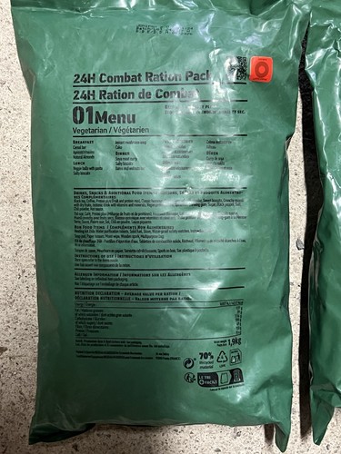 Ration combat armée - ration, de