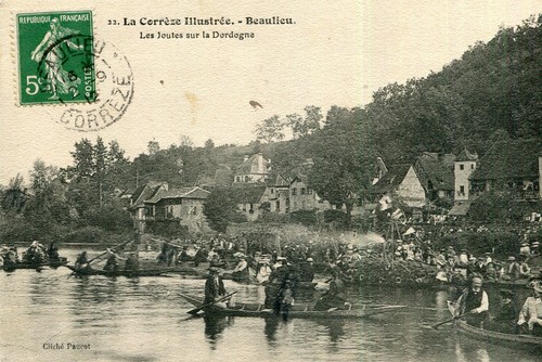 Carte beaulieu sur dordogne - beaulieu,