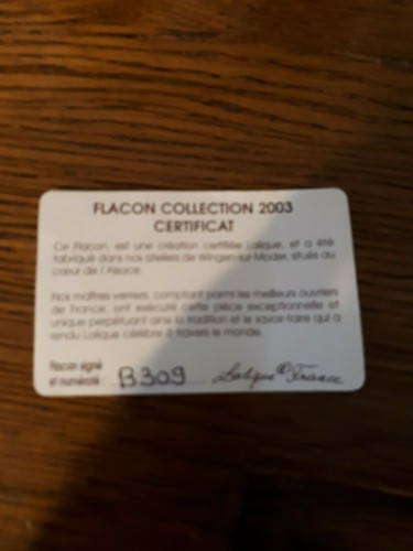 Flacon parfum ancien de - de,