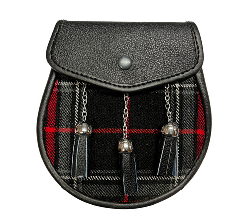 Sporran cuir tartan - sporran,