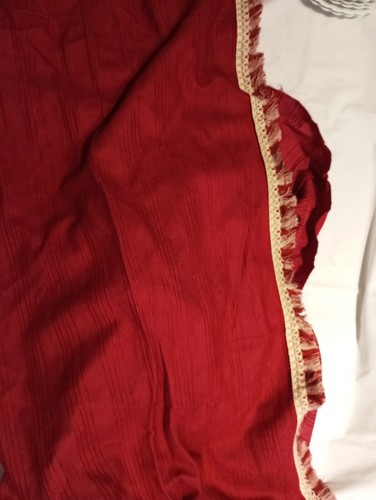 Paire rideaux rouge - rideaux,