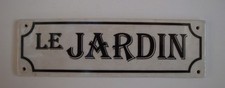 Plaque De porte Le jardin