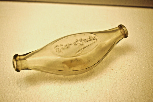 Ancienne biberon verre star - biberon,