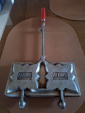 Antique L'ETOILE brand double croque-monsieur device