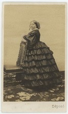 CDV circa 1860. Louise-Marie