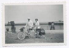 Snapshot Original Vintage Couple Tandem Bike Dunkirk - SA726