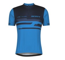 Maillot Manches Courtes SCOTT RC Équipe Atlantic Bleu Midnight 20 Haut