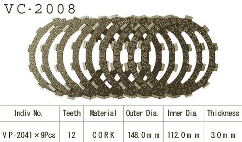 Kit disques embrayage - disques, d'embrayage