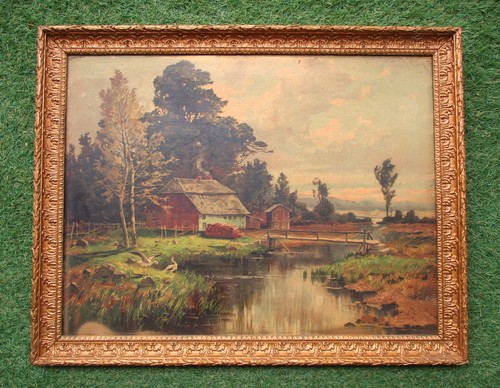 Ancien beau tableau grande