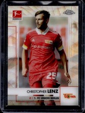 2020 Topps Chrome Bundesliga Christopher Lenz X Fractor Refractor #64/250