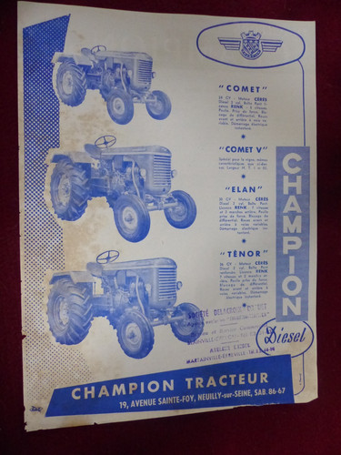 Prospectus catalogue agricole - prospectus,