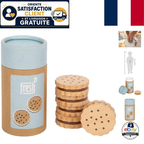 Biscuits bois multicolores - bois,
