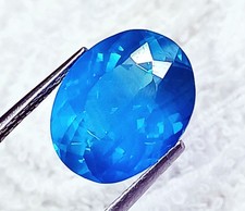Certifié Naturel Paraiba Tourmaline 8.60 CT Forme Ovale Ample Pierre Précieuse