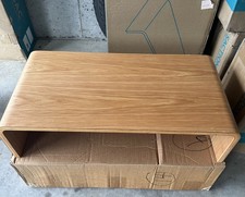 Lovesac Sactional Wood Tray Table Hickory Ottoman Tray Table Cover BOX14