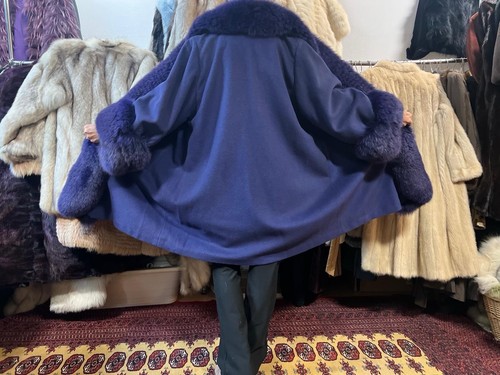 Manteau laine avec - manteau, fuchs