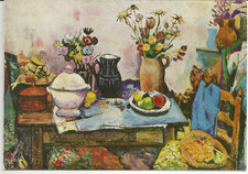 Franck INNOCENT 1912-1983 4-sided text & signature autograph card