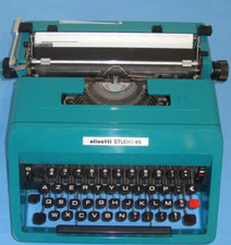 Machine à écrire Vintage OLIVETTI Studio 45 made in barcelone spain