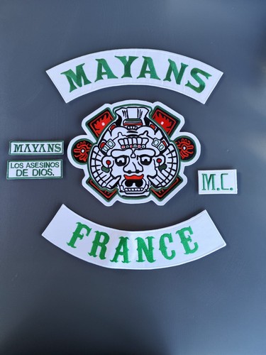 Patchs mayans vert france - mayans,