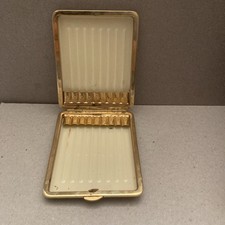 CIGARETTE CASE BOX CIGARETTES CIGAR TREMBLAY PARIS 1960 leather