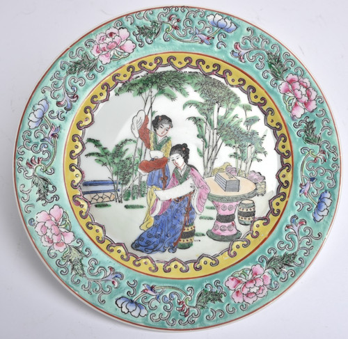 Ancienne assiette - , en