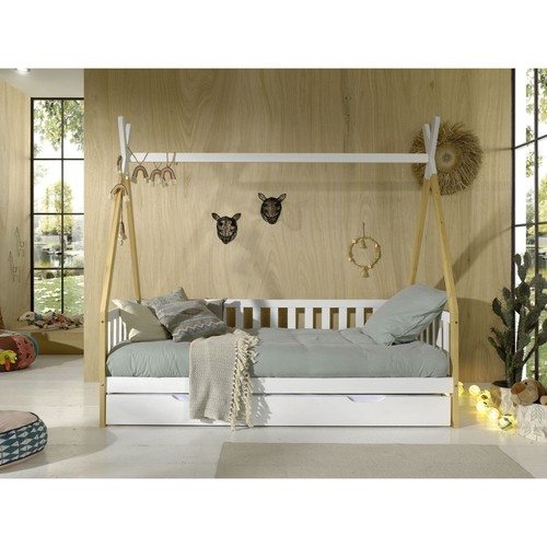 Lit enfant barrière tiroir - enfant,, &