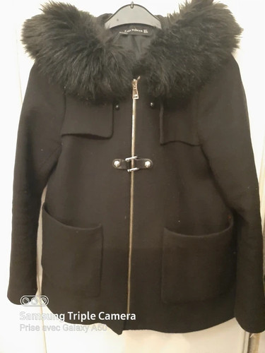 Manteau noir zara woman - zara, à