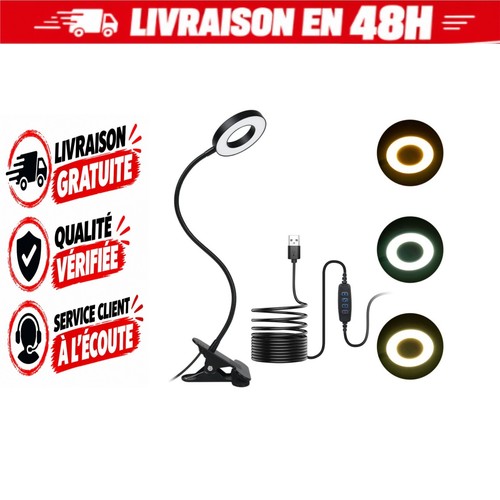 Lampe bureau pince 48 - bureau, à