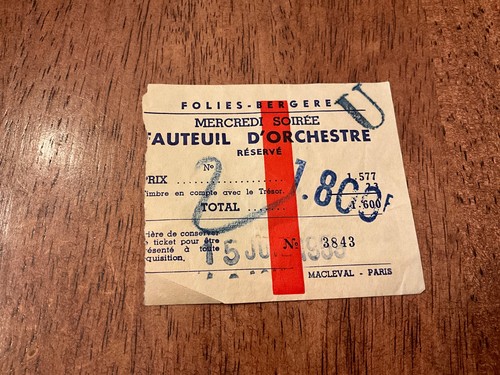 Vintage 1959 folies bergere - 1959,