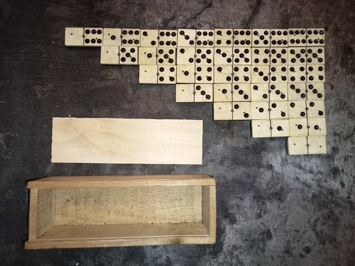 Ancien jeu domino - jeu, os