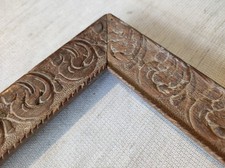 ancien cadre bois sculpté