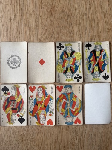 Jeu cartes ancien - cartes,
