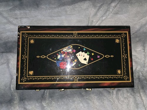 Mallette poker bois luxe - mallette,