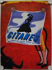 Gypsy cigarette poster illustr. YOLDJOGLOU