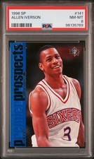 Allen Iverson 1996 SP #141- Premier Prospects- Philadelphia 76ers- Hall Of Fame