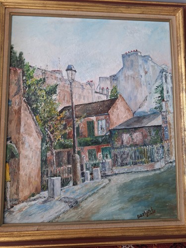 Huile sur toile paysage - huile,