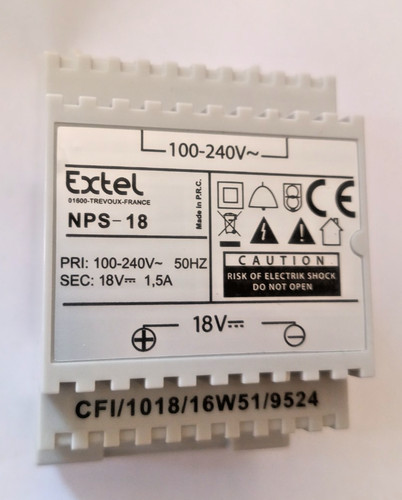 Extel interphone alimentation - interphone,