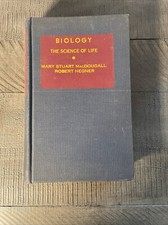 1943 Biology The Science Of Life HC Mary Stuart MacDougall Robert Hegner Book