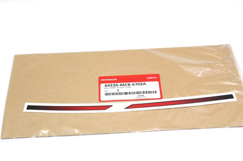 Honda autocollant filet rouge - honda,