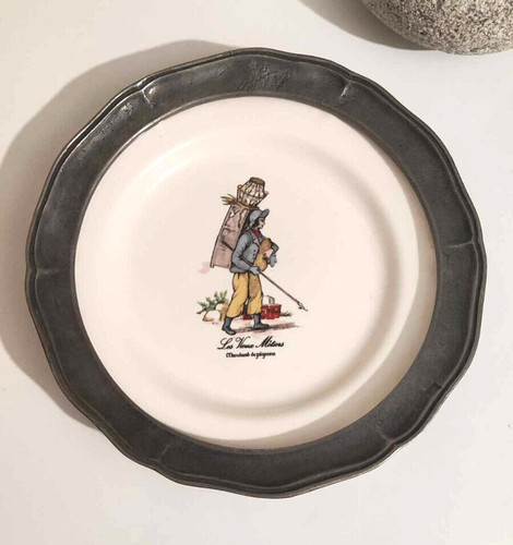 Assiette vieux métiers - vieux, de