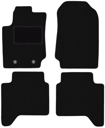 Tapis sol velours noir - de,